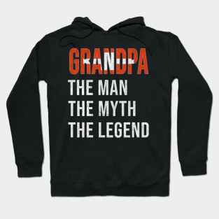 Grand Father Swiss Grandpa The Man The Myth The Legend - Gift for Swiss Dad With Roots From  Switzerland Hoodie